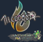 Sticker | nicoodoz (Glitter) | Antwerp 2022