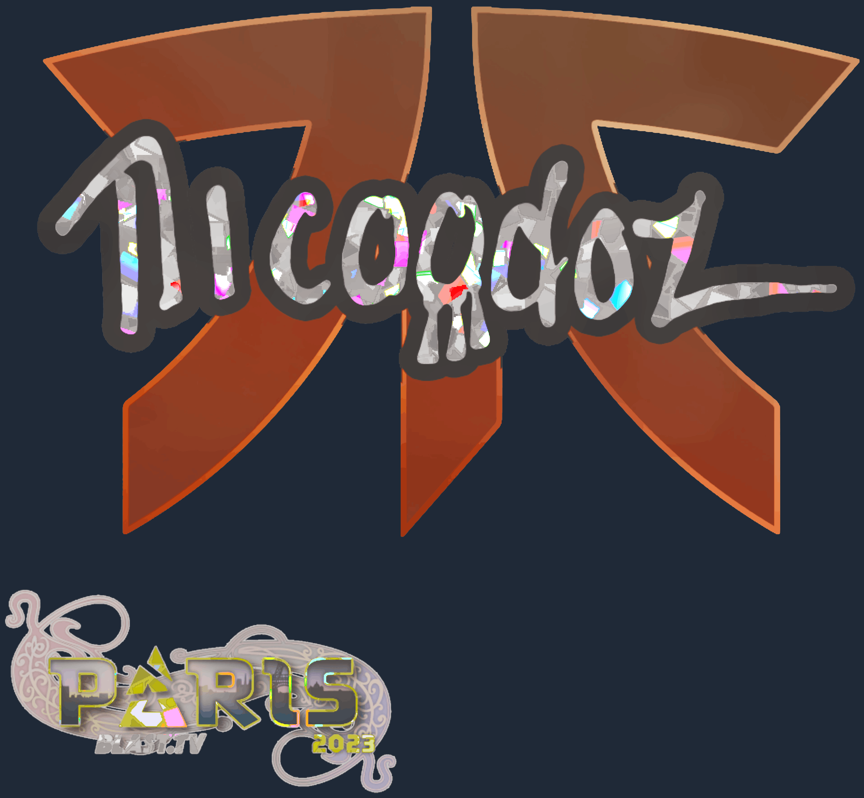 Sticker | nicoodoz (Glitter) | Paris 2023