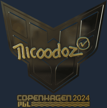 Sticker | nicoodoz (Gold) | Copenhagen 2024