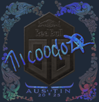 Sticker | nicoodoz (Holo) | Austin 2025