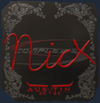Sticker | nicx (Foil) | Austin 2025