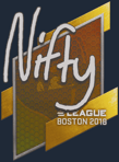 Sticker | Nifty | Boston 2018