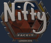Sticker | Nifty (Foil) | London 2018