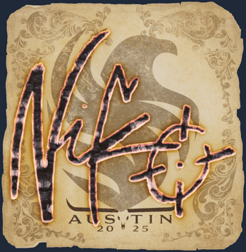 Sticker | NiKo | Austin 2025