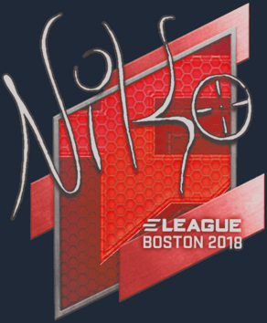 Sticker | NiKo | Boston 2018