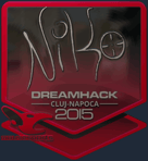 Sticker | NiKo (Foil) | Cluj-Napoca 2015