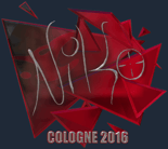 Sticker | NiKo (Foil) | Cologne 2016 image
