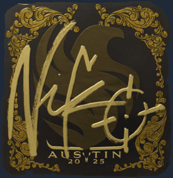 Sticker | NiKo (Gold) | Austin 2025