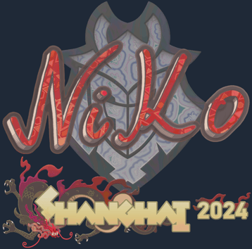 Sticker | NiKo (holográfica) | Shanghái 2024