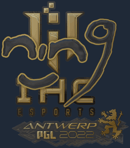 Sticker | nin9 (Gold) | Antwerp 2022