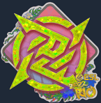 Sticker | Ninjas in Pyjamas (Glitter) | Rio 2022