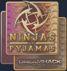 Sticker | Ninjas in Pyjamas (Holo) | DreamHack 2014