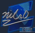 Sticker | nitr0 (Foil) | Atlanta 2017 image