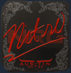Sticker | nitr0 (Foil) | Austin 2025