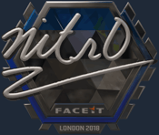 Sticker | nitr0 (Foil) | London 2018