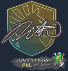 Sticker | nitr0 (Glitter) | Antwerp 2022