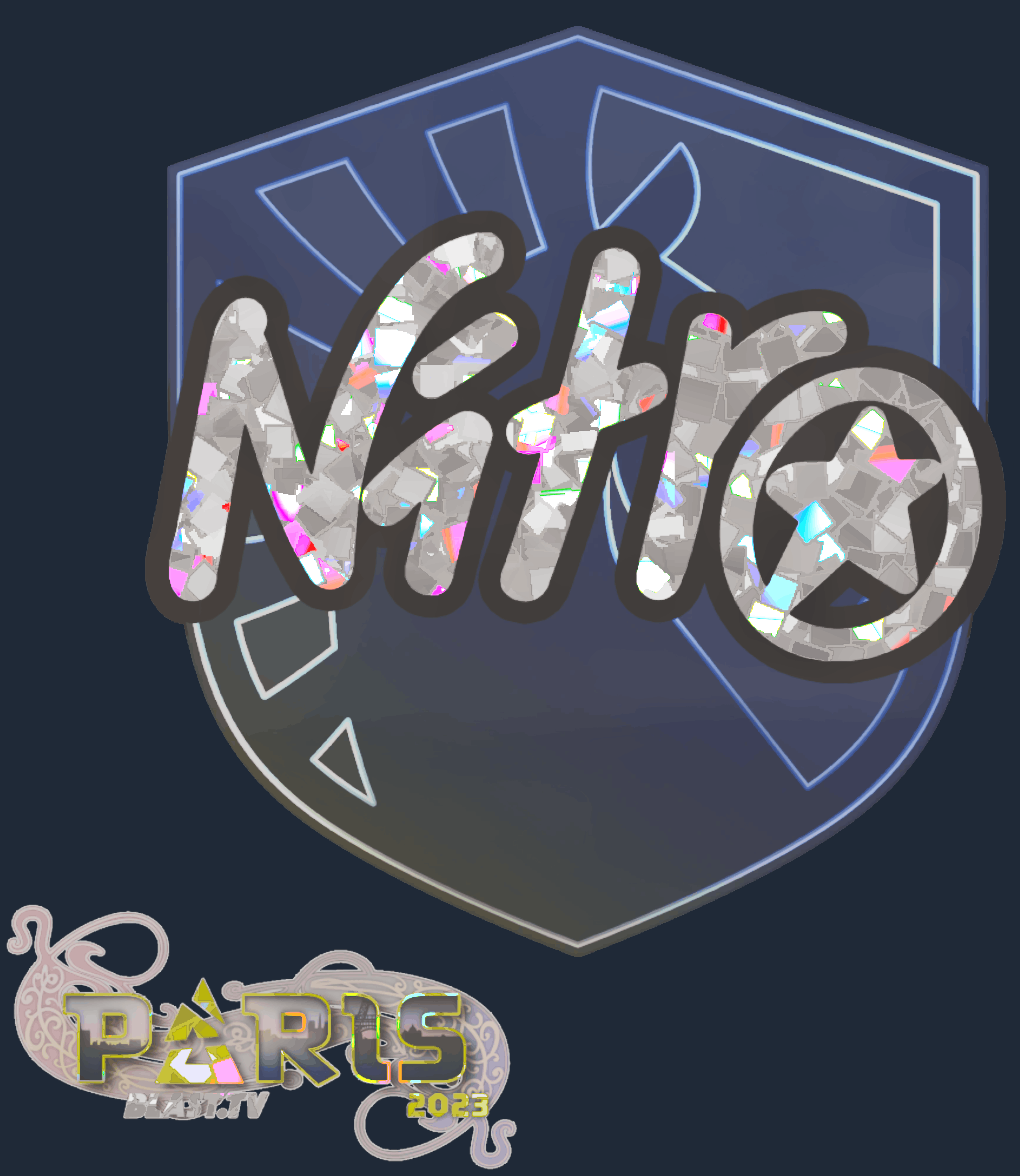 Sticker | nitr0 (Glitter) | Paris 2023
