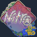 Sticker | nitr0 (Glitter) | Rio 2022