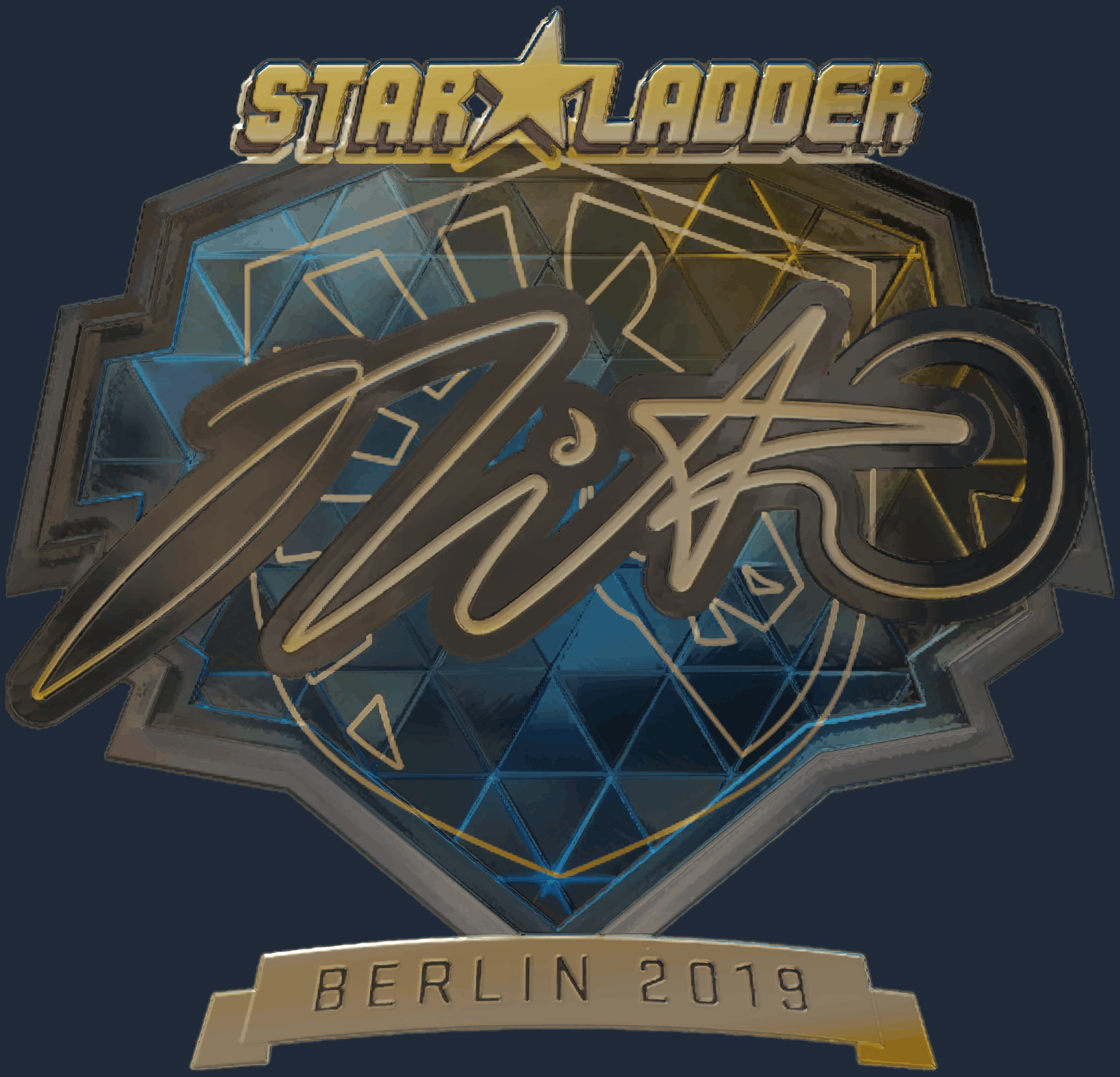 Sticker | nitr0 (Gold) | Berlin 2019