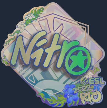 Sticker | nitr0 (Holo) | Rio 2022