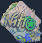 Sticker | nitr0 (Holo) | Rio 2022