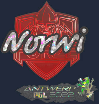 Sticker | Norwi (Glitter) | Antwerp 2022
