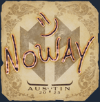 Sticker | noway | Austin 2025