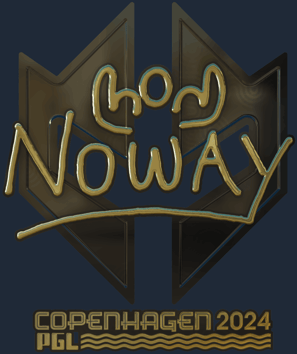 Sticker | noway (Gold) | Copenhagen 2024