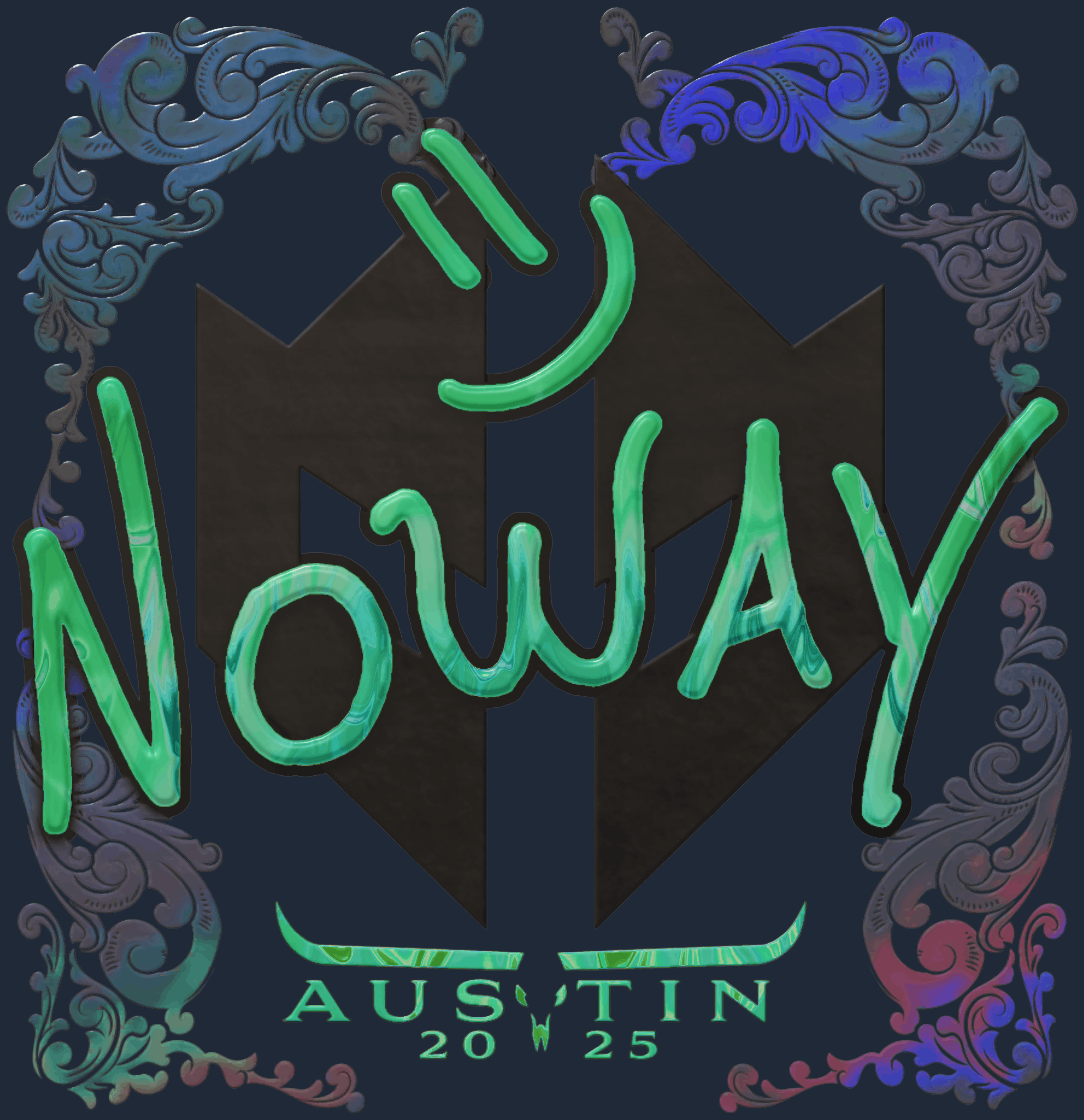 Sticker | noway (Holo) | Austin 2025