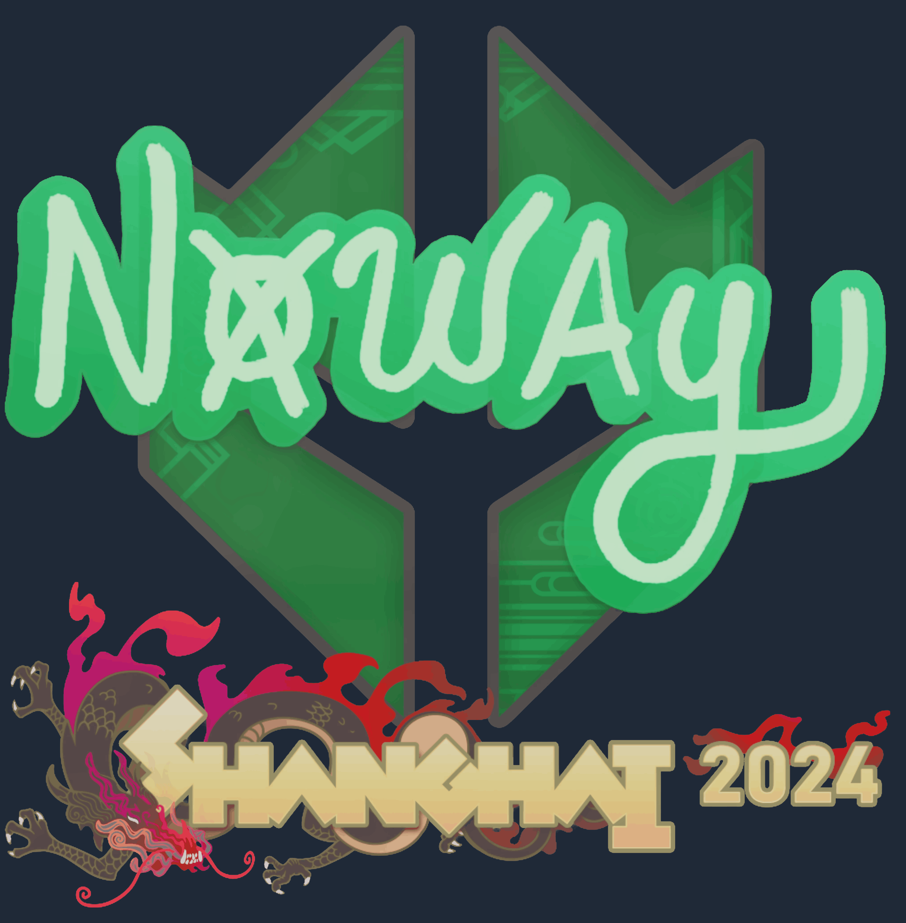 Sticker | noway | Shanghai 2024