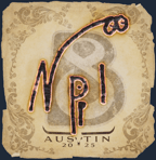 Sticker | npl | Austin 2025