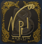 Sticker | npl (Gold) | Austin 2025