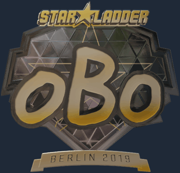 Sticker | oBo (Gold) | Berlin 2019