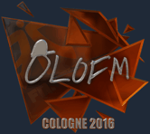 Sticker | olofmeister (Foil) | Cologne 2016