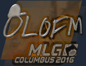 Sticker | olofmeister (Foil) | MLG Columbus 2016 image