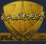 Sticker | olofmeister (Gold) | Krakow 2017