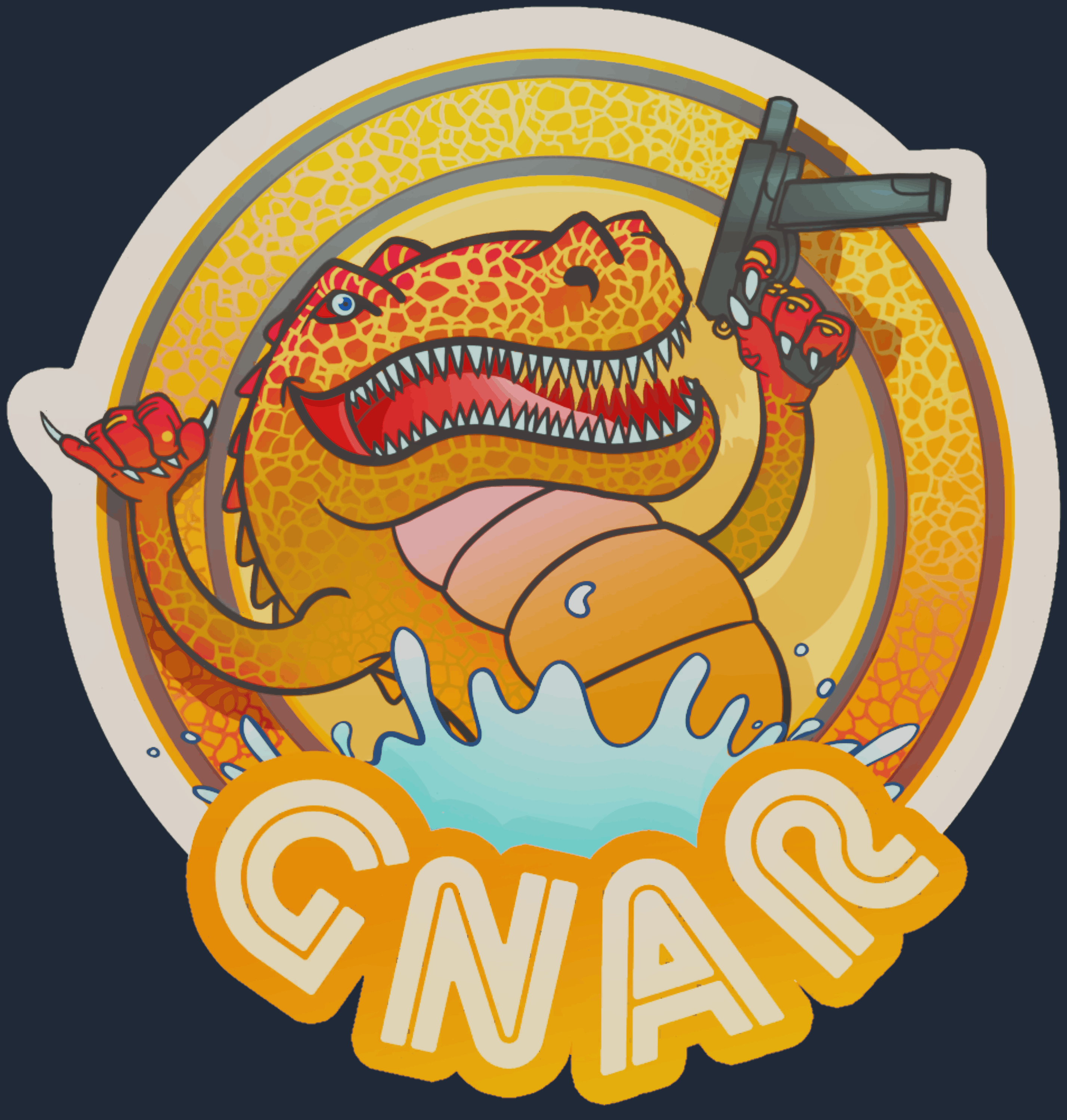 Sticker | Orange Gnar