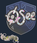 Sticker | oSee (Glitter) | Paris 2023