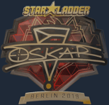 Sticker | oskar (Gold) | Berlin 2019
