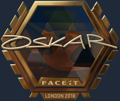 Sticker | oskar (Gold) | London 2018