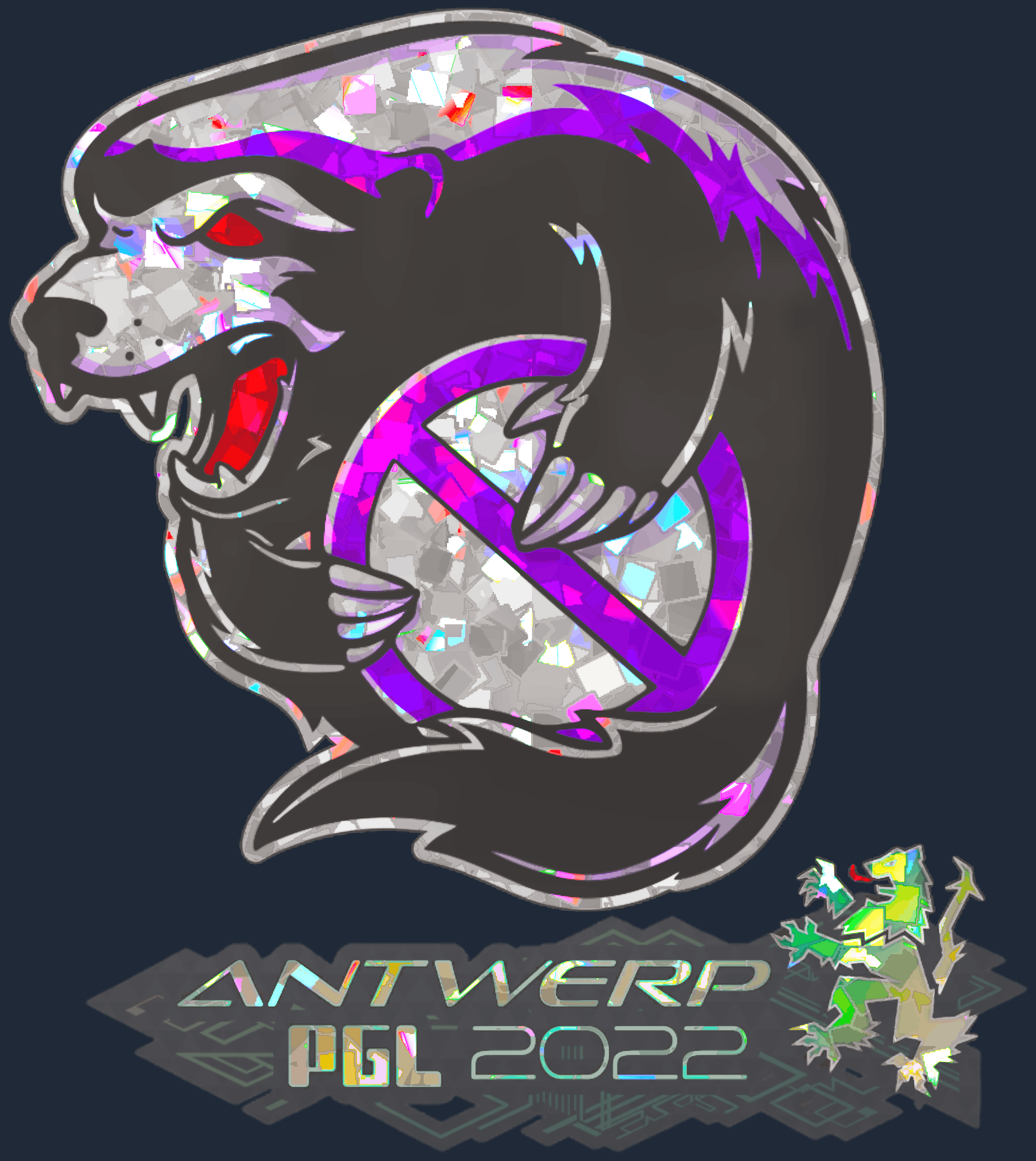 Sticker | Outsiders (Glitter) | Antwerp 2022