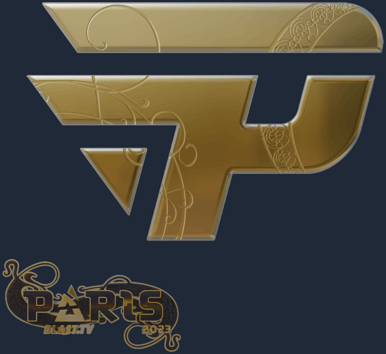Sticker | paiN Gaming (Gold) | Paris 2023