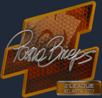 Sticker | pashaBiceps (Foil) | Atlanta 2017 image