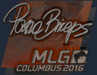 Sticker | pashaBiceps (Foil) | MLG Columbus 2016