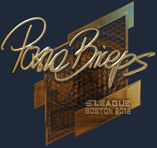 Sticker | pashaBiceps (Gold) | Boston 2018