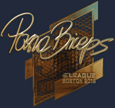 Sticker | pashaBiceps (Gold) | Boston 2018