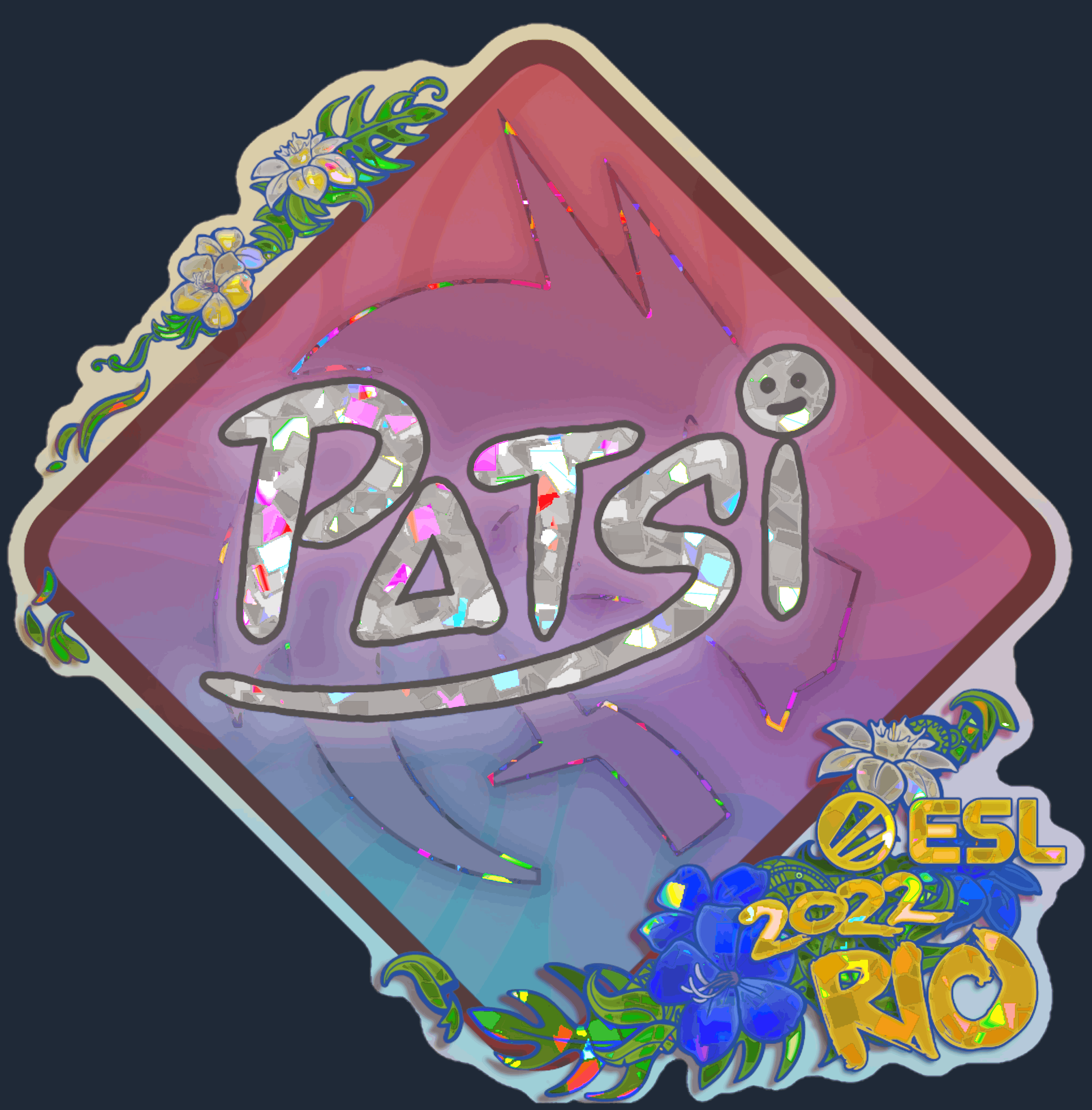Sticker | Patsi (Glitter) | Rio 2022