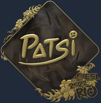 Sticker | Patsi (Gold) | Rio 2022
