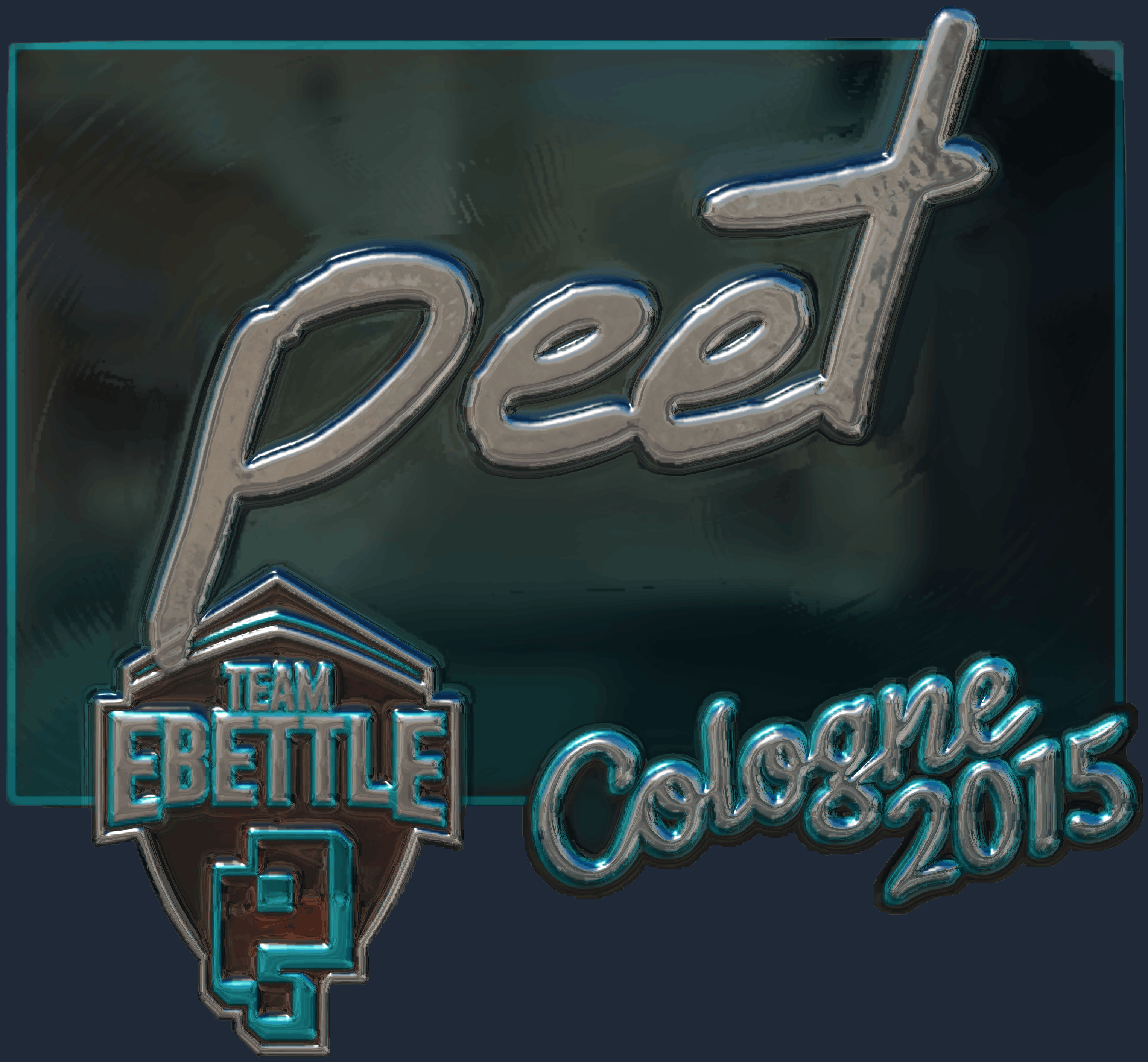 Sticker | peet (Foil) | Cologne 2015