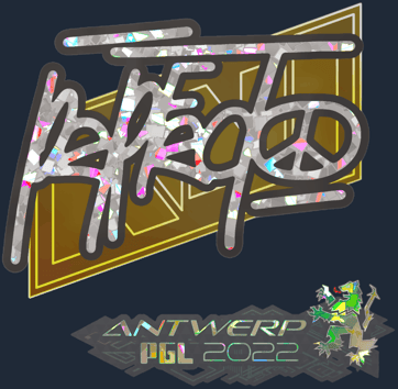 Sticker | Perfecto (Glitter) | Antwerp 2022